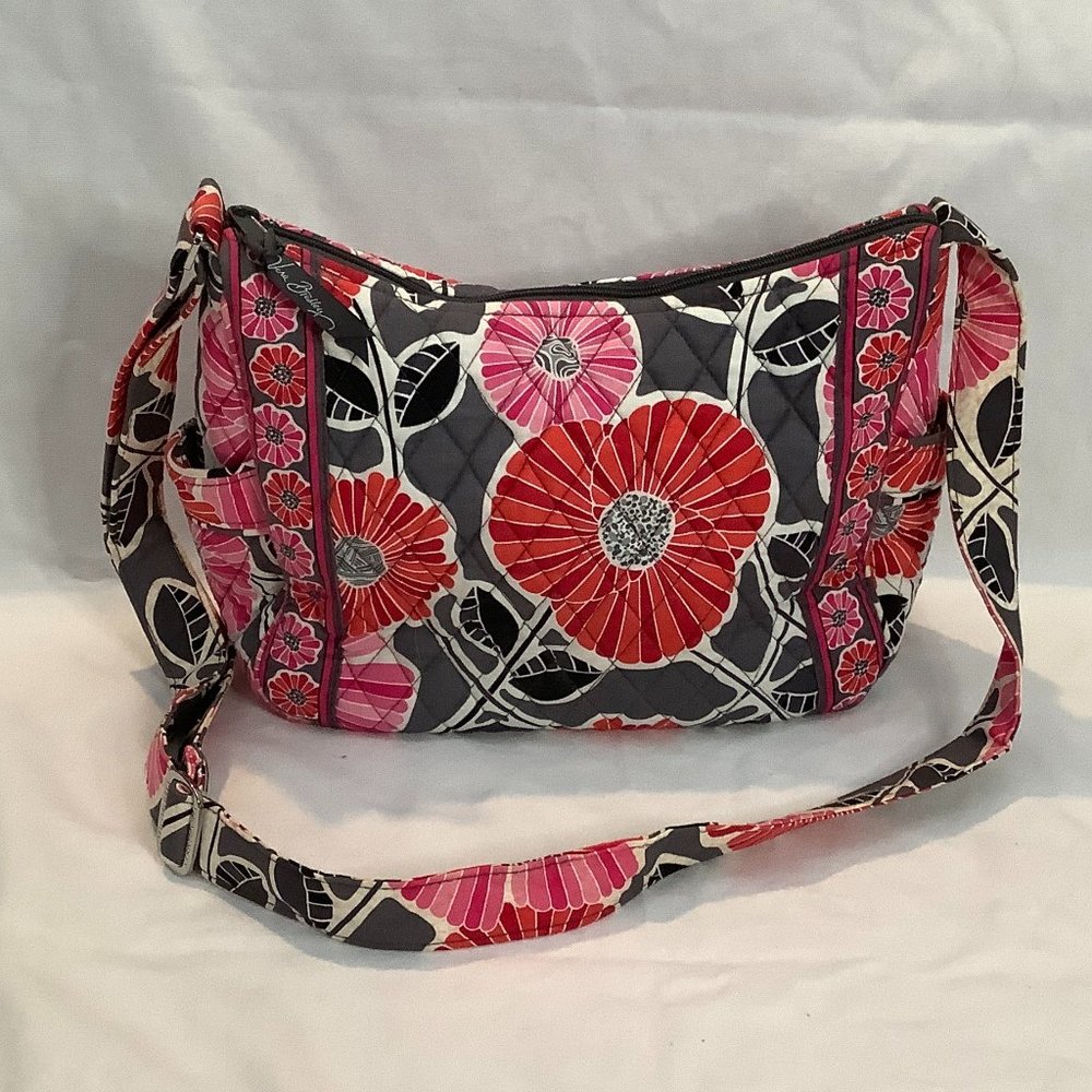 Vera Bradley On the Go Crossbody in Cherry Blossom